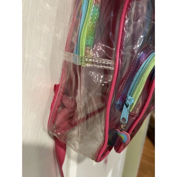 Powerpuff Girls Backpack Clear 2000 Cartoon Network Rainbow Graphics Rare Vtg - Picture 5 of 16